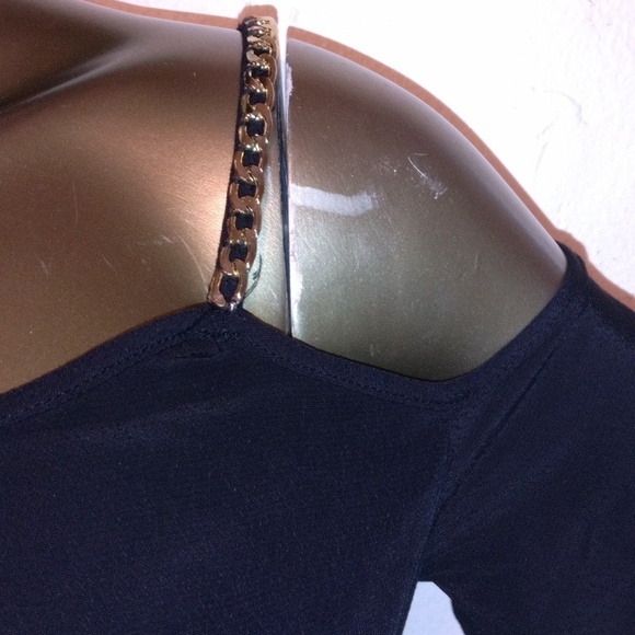 bebe black chain jumpsuit size small - Picture 7 of 15